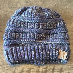 C.C. Kids purple beanie